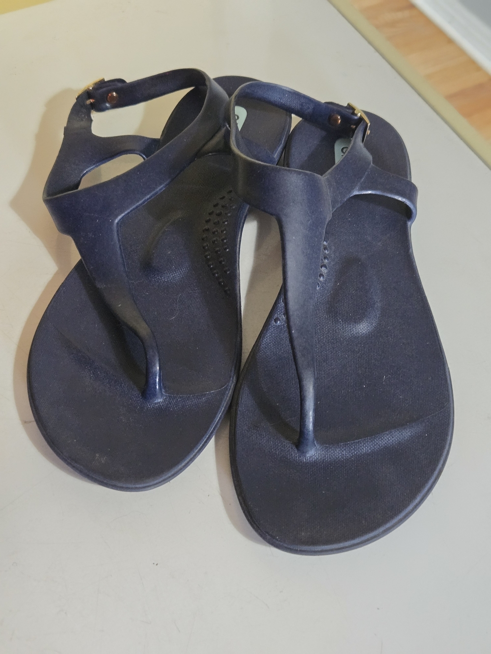 OKA b. Carson Thong Sandals with Ankle Buckle